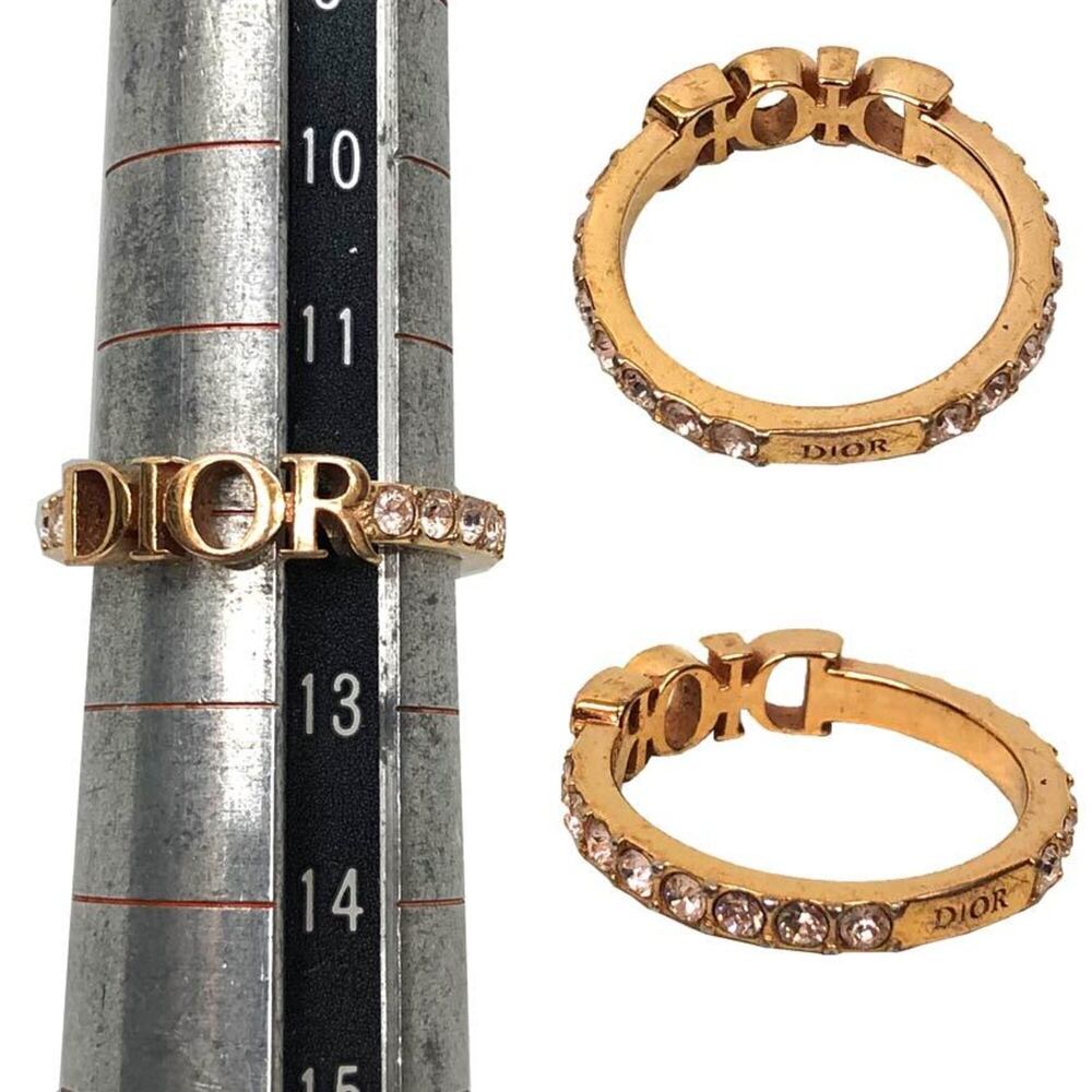 Christian Dior Revolution Ring #M (Japanese size 12) Gold for Women - Picture 3 of 3